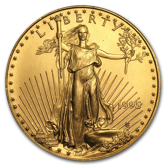 1995 1 oz Gold American Eagle BU 1995 1 oz Gold American Eagle BU